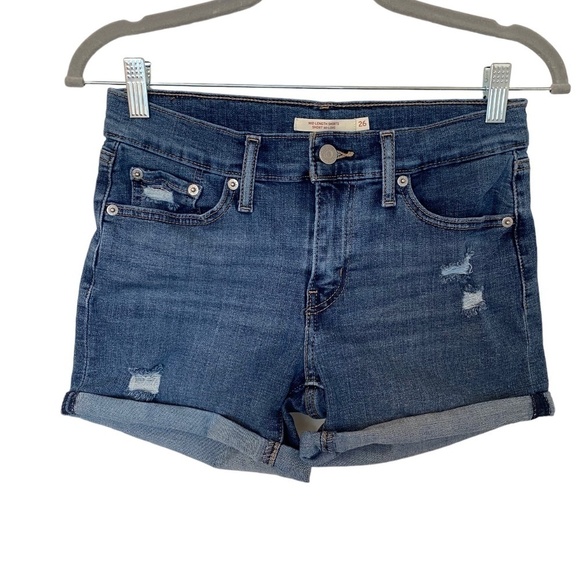 Levi’s Jean Short 26 Mid Length Denim - Picture 6 of 9